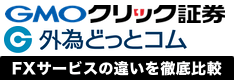 GMOクリック証券と外為どっとコムの違いを徹底比較！スプレッド、スワップポイント、ツールなど