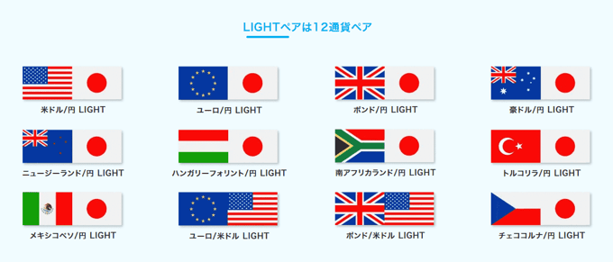 【みんなのFX】スワップ特化「LIGHTペア」新登場！