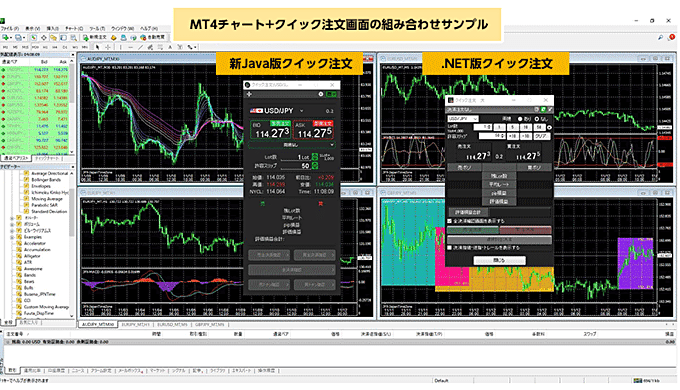 JFX MT4とJFX自社ツールを組み合わせる方法