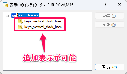 追加表示が可能