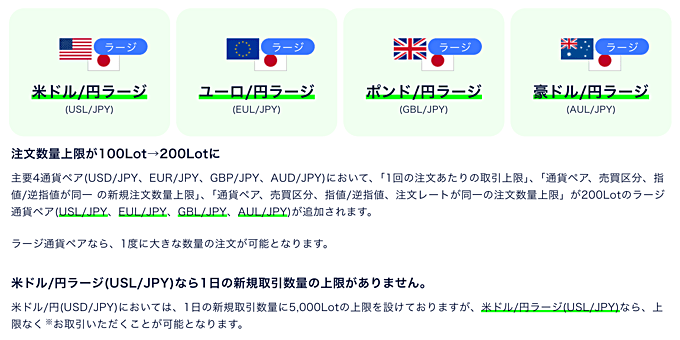 【朗報】DMM FXに「ラージ通貨ペア」が登場！