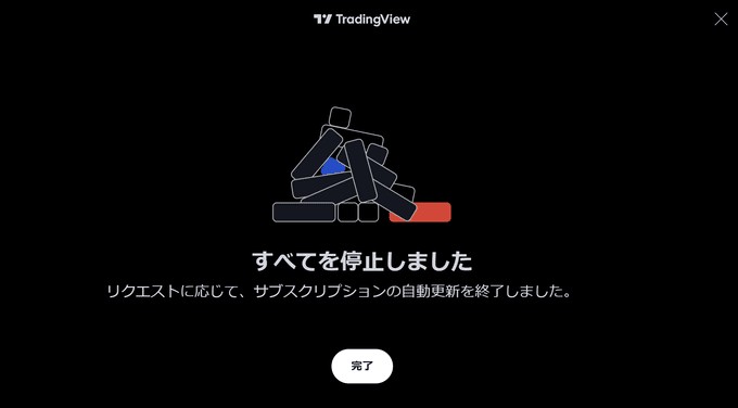 トレーディングビューの解約手順