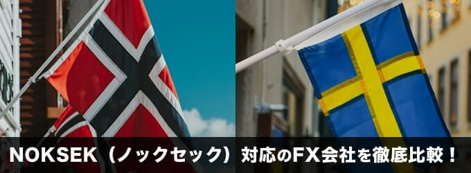 NOKSEK（ノックセック）取り扱いFX会社を徹底比較！